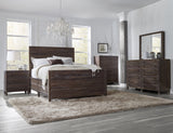 Townsend Solid Wood California King Panel Bed in Java by Modus Furniture at Eve Furniture