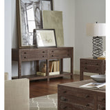 Townsend Solid Wood Console Table in Java by Modus Furniture at Eve Furniture