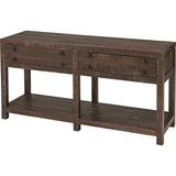 Townsend Solid Wood Console Table in Java by Modus Furniture at Eve Furniture