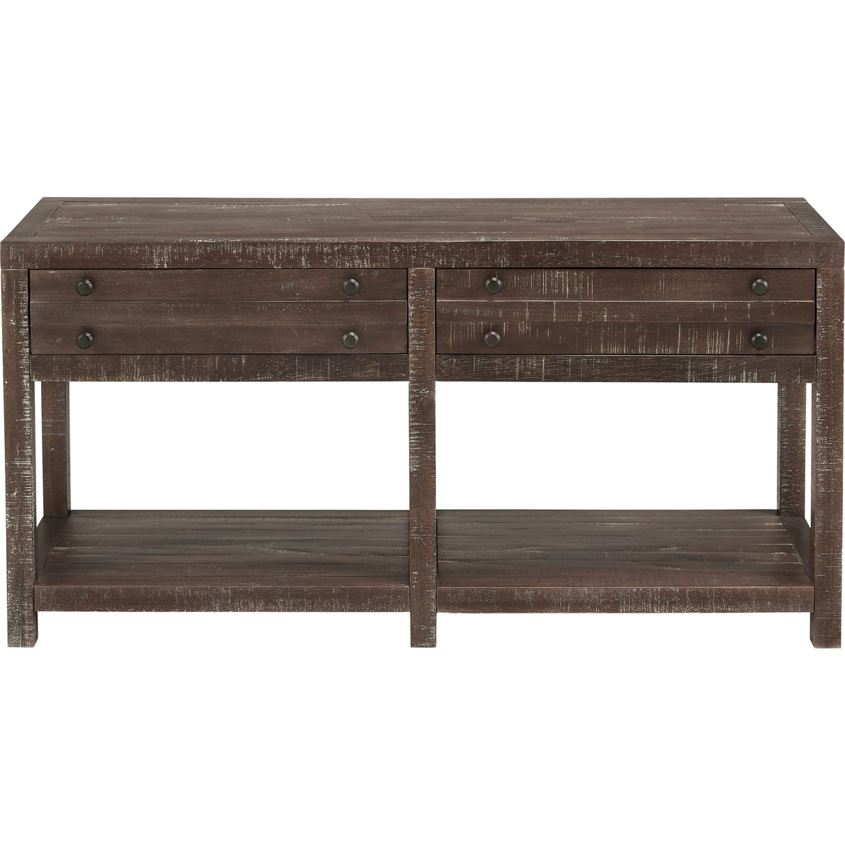 Townsend Solid Wood Console Table in Java by Modus Furniture at Eve Furniture