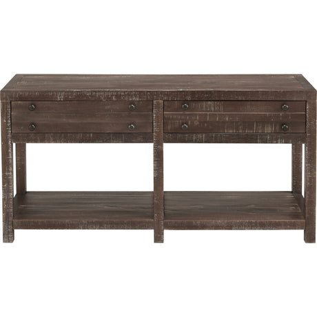 Townsend Solid Wood Console Table in Java by Modus Furniture at Eve Furniture