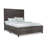 Townsend Solid Wood Eastern King Low-Profile Bed in Gunmetal by Modus Furniture at Eve Furniture