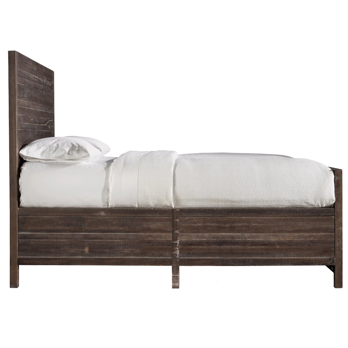 Townsend Solid Wood Eastern King Panel Bed in Java by Modus Furniture at Eve Furniture