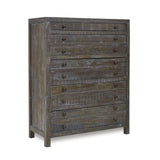 Townsend Solid Wood Five Drawer Chest in Gunmetal by Modus Furniture at Eve Furniture