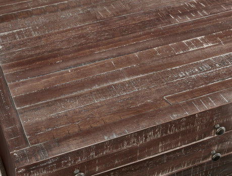 Townsend Solid Wood Side Table in Java by Modus Furniture at Eve Furniture