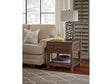 Townsend Solid Wood Side Table in Java by Modus Furniture at Eve Furniture
