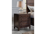 Townsend Three Drawer Solid Wood Nightstand in Java by Modus Furniture at Eve Furniture