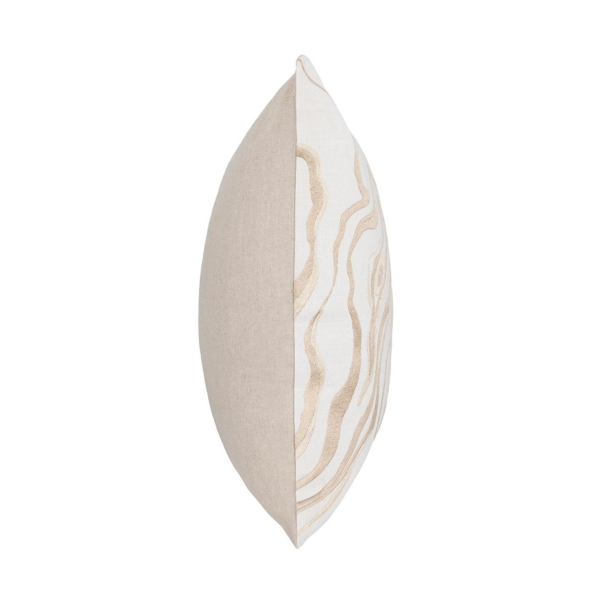 TQ Drift Ivory/Natural 22x22 Throw Pillow (Set of 2) by Classic Home at Eve Furniture