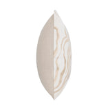 TQ Drift Ivory/Natural 22x22 Throw Pillow (Set of 2) by Classic Home at Eve Furniture