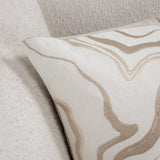 TQ Drift Ivory/Natural 22x22 Throw Pillow (Set of 2) by Classic Home at Eve Furniture