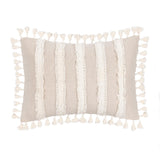TQ Edisto Natural/Ivory Multiple Sizes Throw Pillow (Set of 2) by Classic Home at Eve Furniture