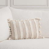 TQ Edisto Natural/Ivory Multiple Sizes Throw Pillow (Set of 2) by Classic Home at Eve Furniture