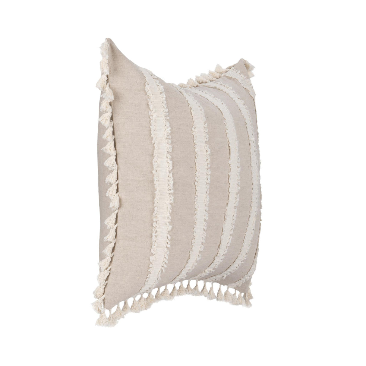TQ Edisto Natural/Ivory Multiple Sizes Throw Pillow (Set of 2) by Classic Home at Eve Furniture