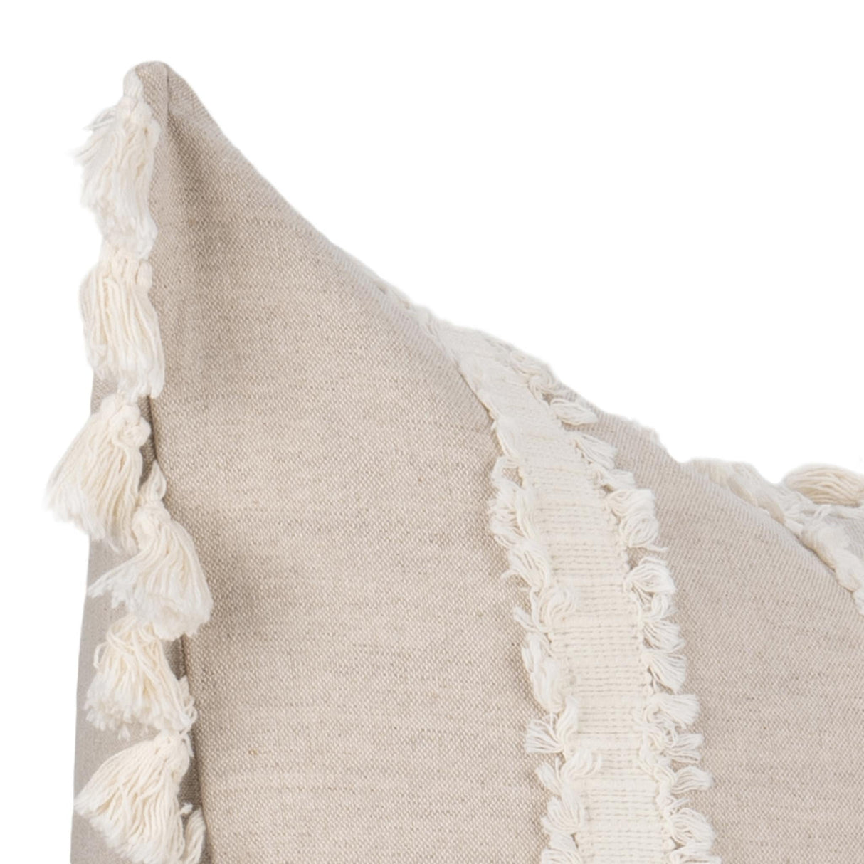 TQ Edisto Natural/Ivory Multiple Sizes Throw Pillow (Set of 2) by Classic Home at Eve Furniture
