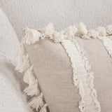 TQ Edisto Natural/Ivory Multiple Sizes Throw Pillow (Set of 2) by Classic Home at Eve Furniture