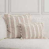TQ Edisto Natural/Ivory Multiple Sizes Throw Pillow (Set of 2) by Classic Home at Eve Furniture