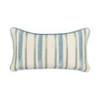 TQ Harbor Blue/Green Stripe Multiple Sizes Throw Pillow (Set of 2) by Classic Home at Eve Furniture
