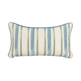 TQ Harbor Blue/Green Stripe Multiple Sizes Throw Pillow (Set of 2) by Classic Home at Eve Furniture