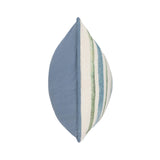 TQ Harbor Blue/Green Stripe Multiple Sizes Throw Pillow (Set of 2) by Classic Home at Eve Furniture