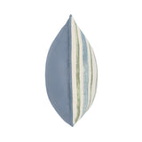 TQ Harbor Blue/Green Stripe Multiple Sizes Throw Pillow (Set of 2) by Classic Home at Eve Furniture