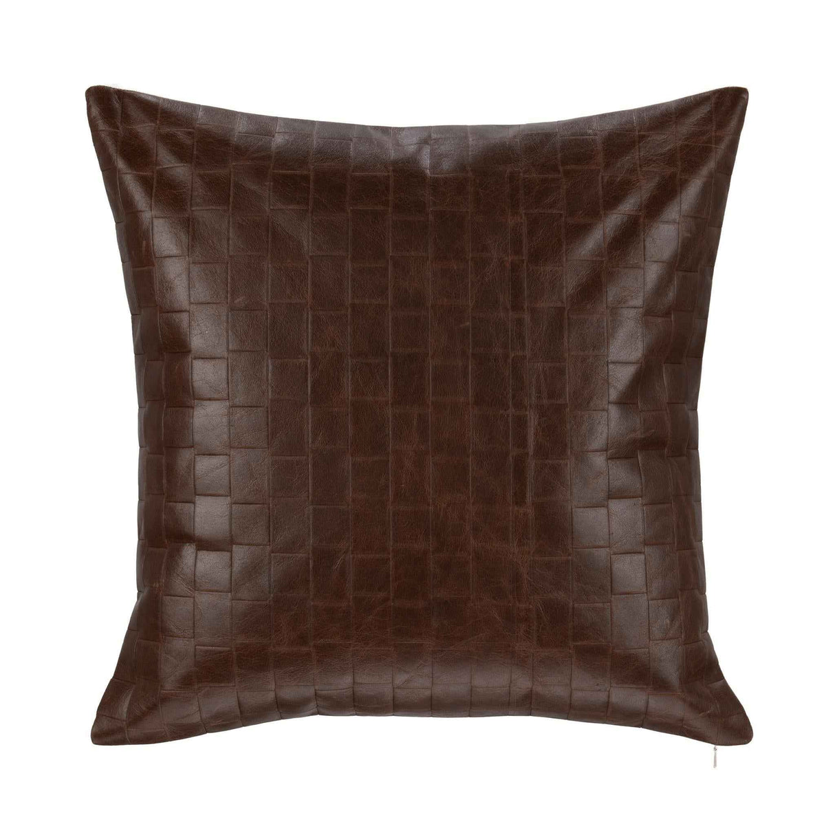 TQ Leather Seston Brown 20x20 Throw Pillow (Set of 2) by Classic Home at Eve Furniture