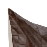 TQ Leather Seston Brown 20x20 Throw Pillow (Set of 2) by Classic Home at Eve Furniture