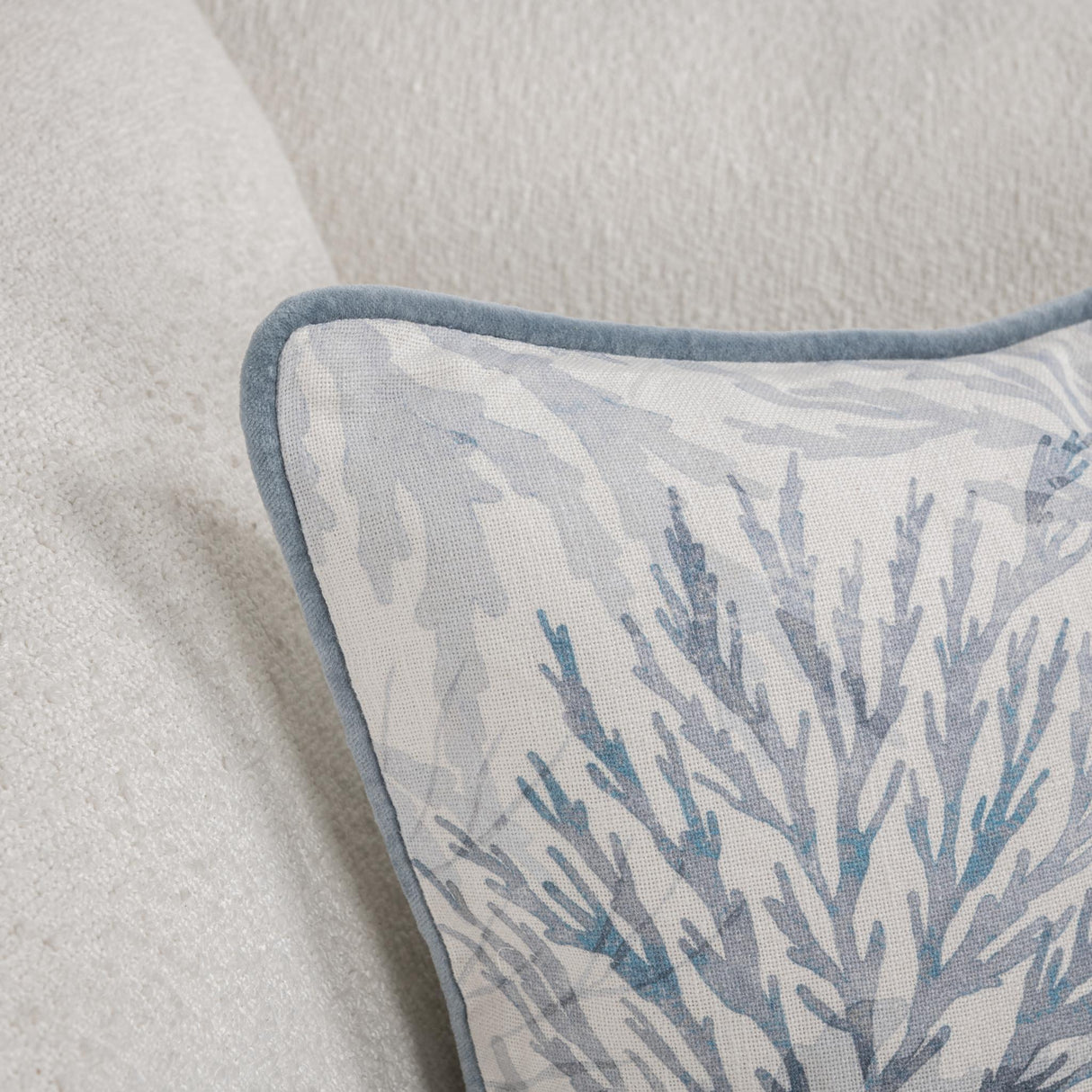 TQ Lessonia Blue 22x22 Throw Pillow (Set of 2) by Classic Home at Eve Furniture