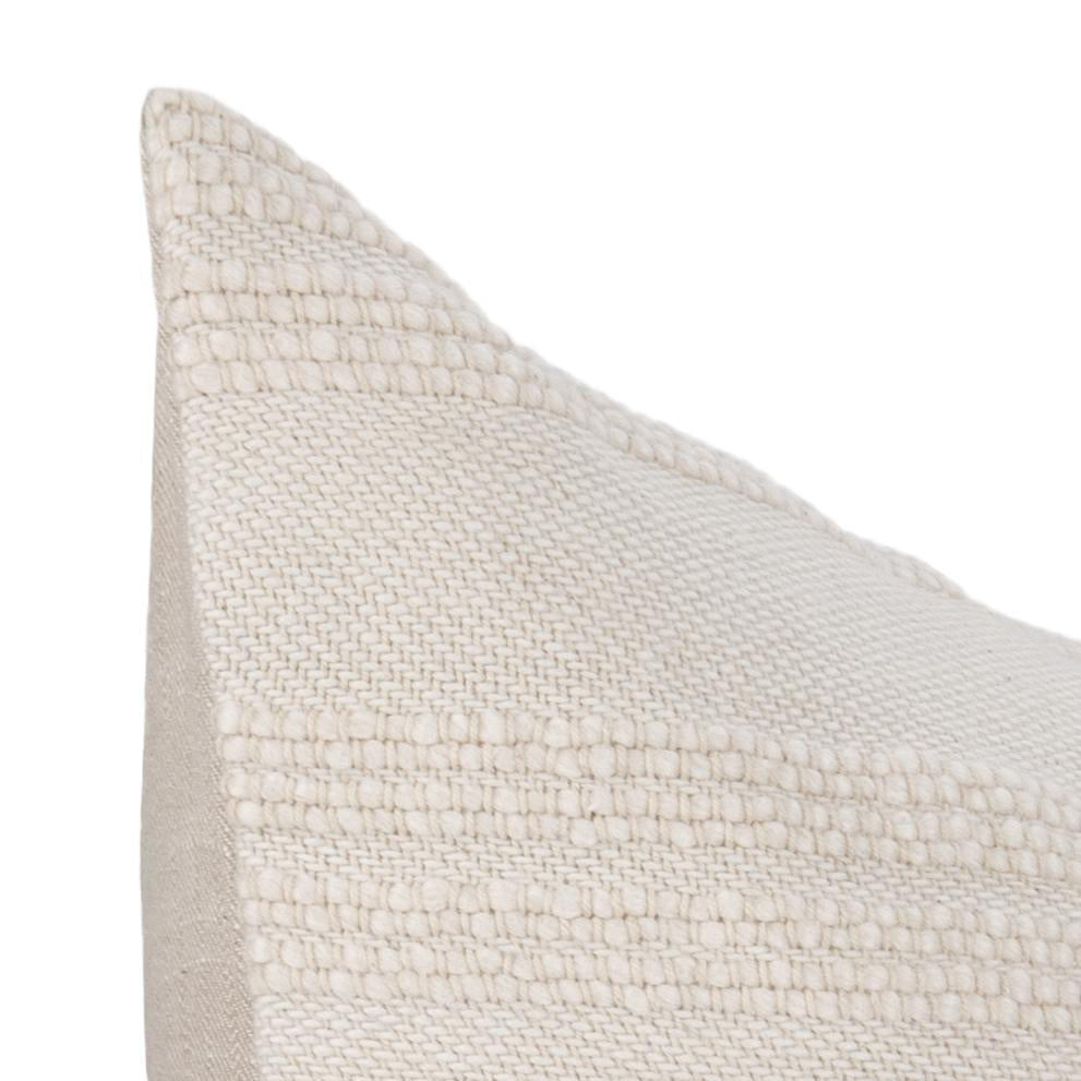 TQ York Natural/Ivory Multiple Sizes Throw Pillow (Set of 2) by Classic Home at Eve Furniture