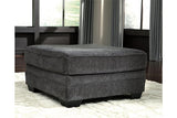 Tracling Slate Oversized Ottoman by Ashley at Eve Furniture