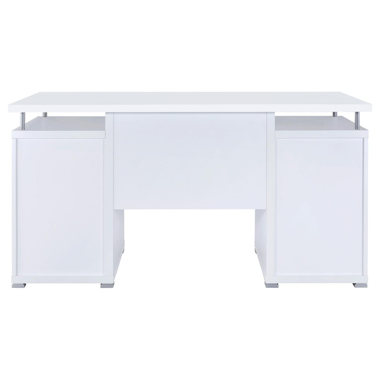 Tracy White 2-Drawer Computer Desk