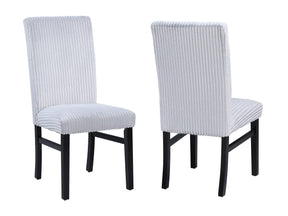 Tracy Light Gray Dining Chair, Set of 2 by Crown Mark at Eve Furniture