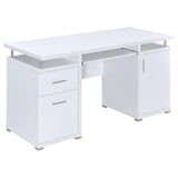 Tracy White 2-Drawer Computer Desk by Coaster at Eve Furniture