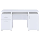 Tracy White 2-Drawer Computer Desk by Coaster at Eve Furniture