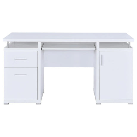 Tracy White 2-Drawer Computer Desk by Coaster at Eve Furniture