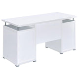 Tracy White 2-Drawer Computer Desk by Coaster at Eve Furniture