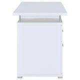 Tracy White 2-Drawer Computer Desk by Coaster at Eve Furniture