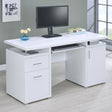 Tracy White 2-Drawer Computer Desk by Coaster at Eve Furniture