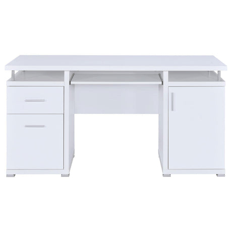 Tracy White 2-Drawer Computer Desk by Coaster at Eve Furniture