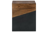 Trailbend Brown/Gunmetal Accent Table by Ashley at Eve Furniture