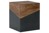 Trailbend Brown/Gunmetal Accent Table by Ashley at Eve Furniture