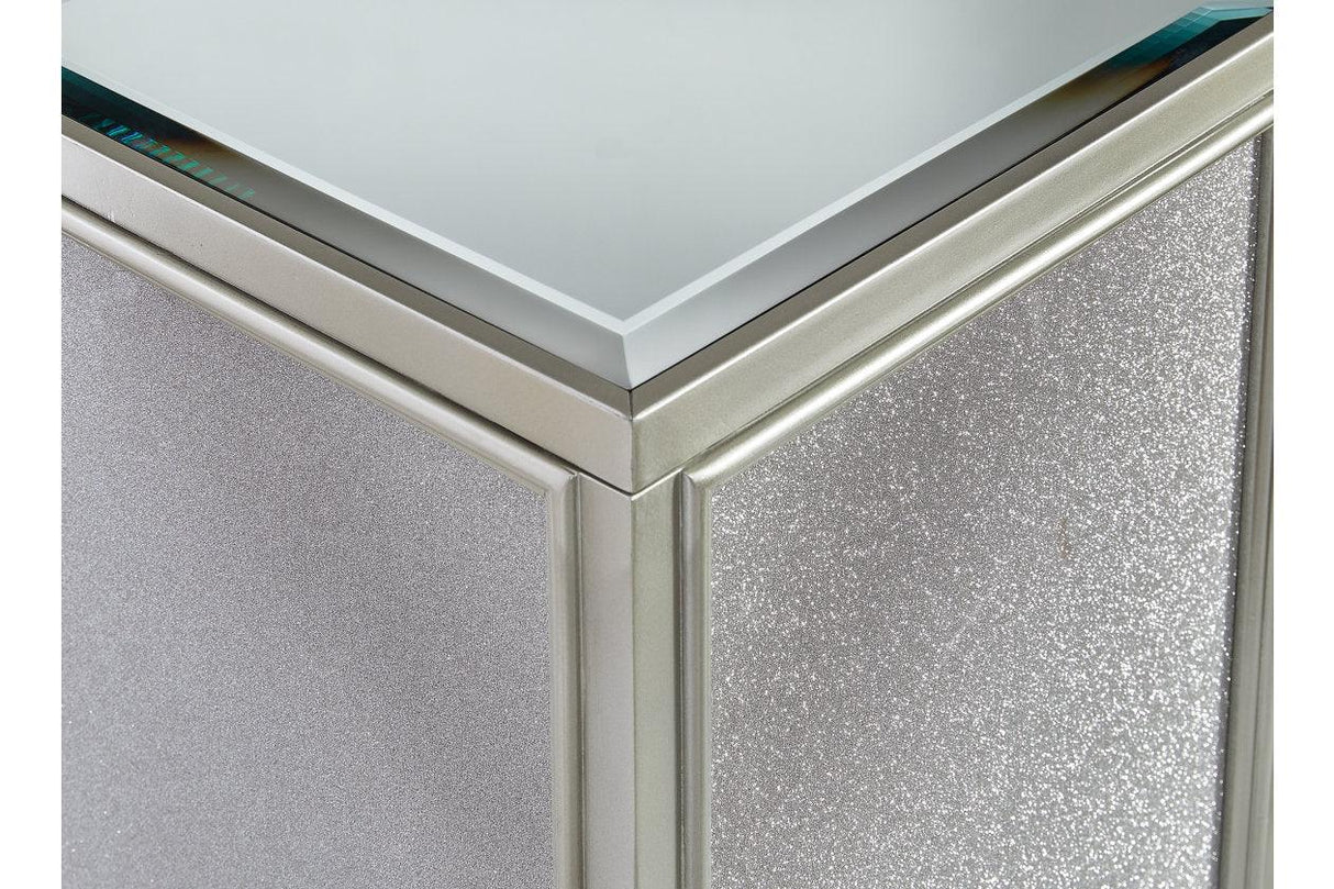 Traleena Silver Finish Nesting End Table by Ashley at Eve Furniture