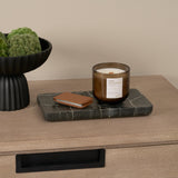 Tratto Rectangular Black Marble Tray by Mercana at Eve Furniture