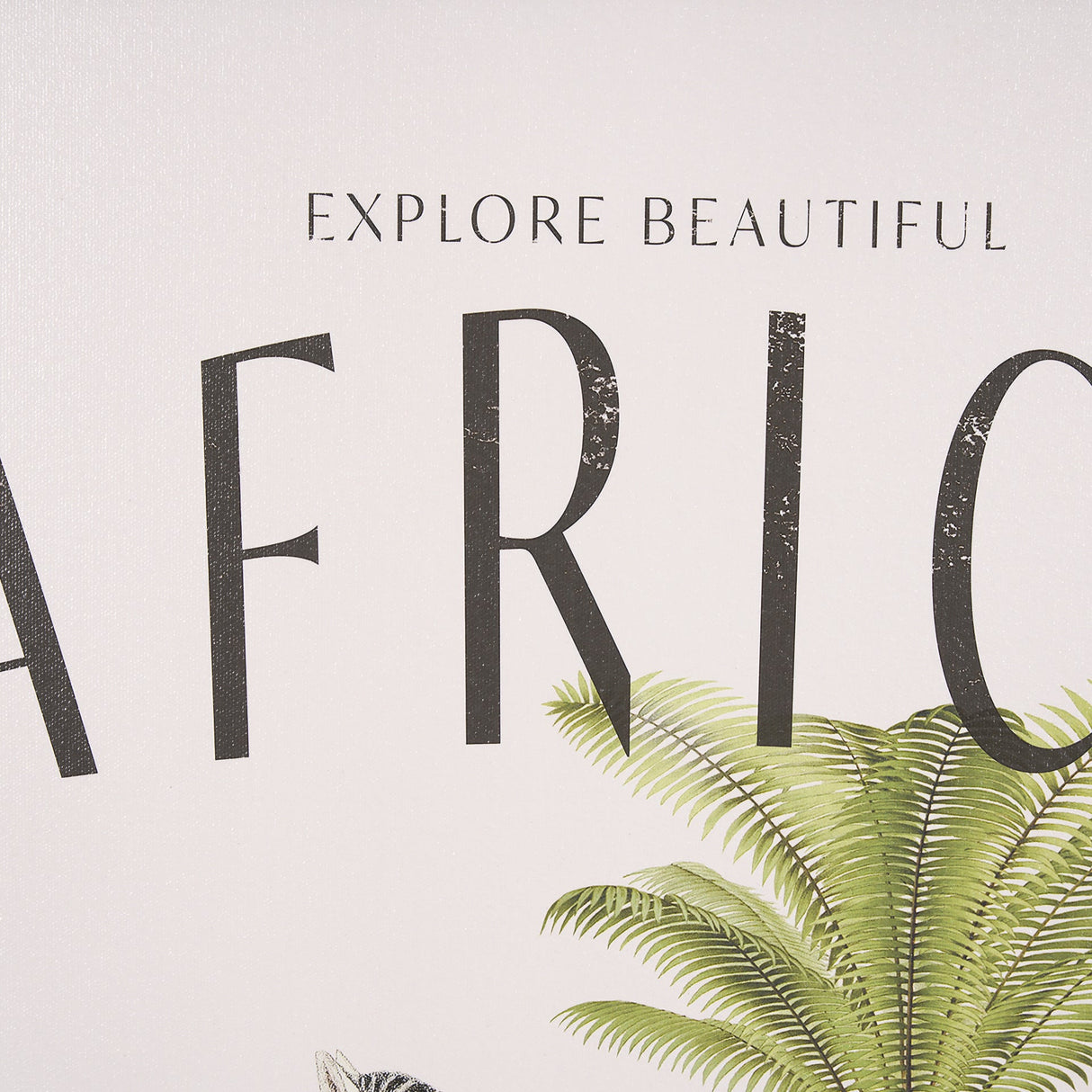 Travel Guide - Africa by Vintage Collection a Hand Embellished Textured Framed Art Print by Mercana at Eve Furniture