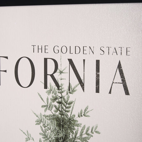 Travel Guide - California by Vintage Collection a Hand Embellished Textured Framed Art Print by Mercana at Eve Furniture