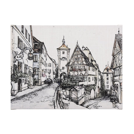 Travel memories I by Mercana Studio a Hand Embellished Textured Canvas by Mercana at Eve Furniture