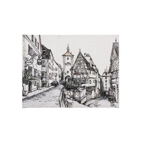 Travel memories I by Mercana Studio a Hand Embellished Textured Canvas by Mercana at Eve Furniture