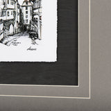 Travel memories I by Natalia a Framed Art Print Matted under Glass by Mercana at Eve Furniture