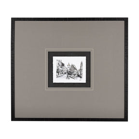Travel memories I by Natalia a Framed Art Print Matted under Glass by Mercana at Eve Furniture