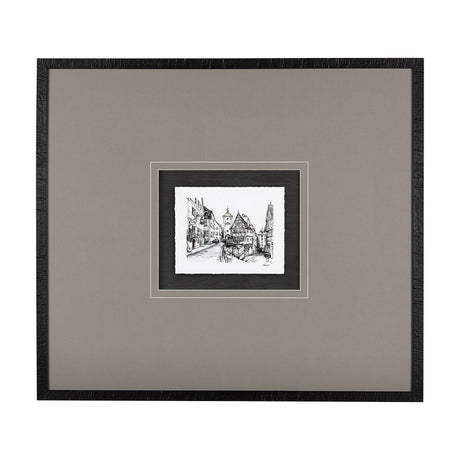 Travel memories I by Natalia a Framed Art Print Matted under Glass by Mercana at Eve Furniture