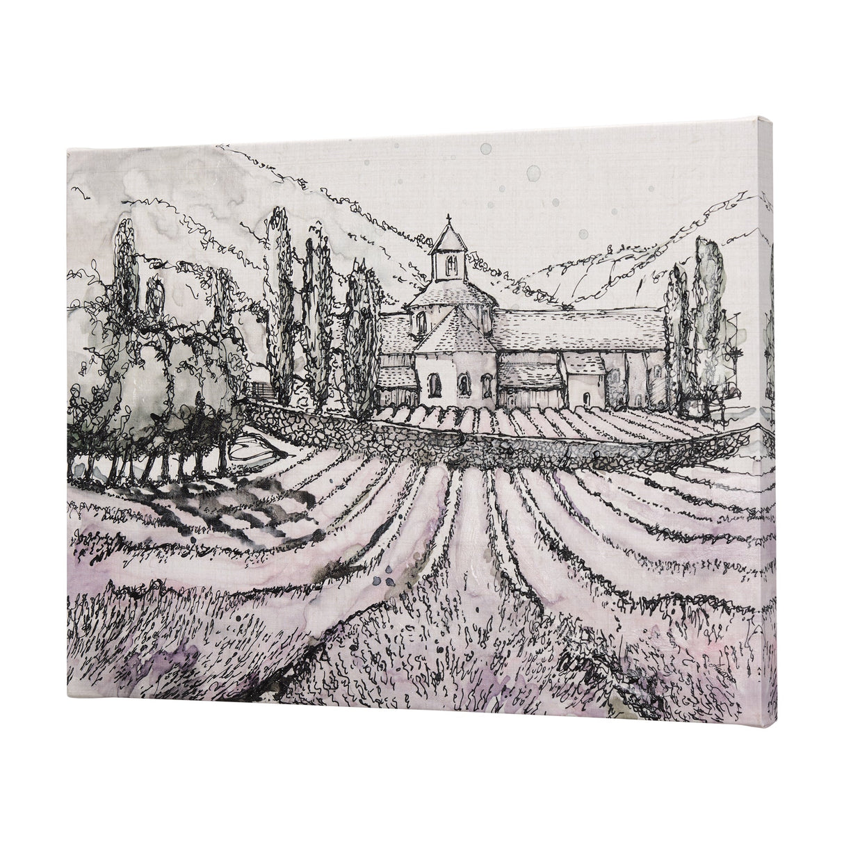 Travel memories II by Mercana Studio a Hand Embellished Textured Canvas by Mercana at Eve Furniture